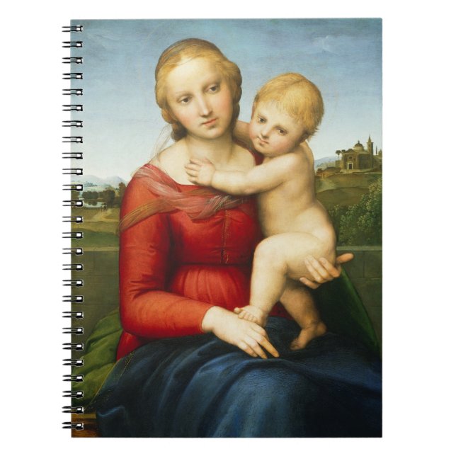 Caderno Espiral O Cowper pequeno Madonna, c.1505 (óleo no painel) (Frente)