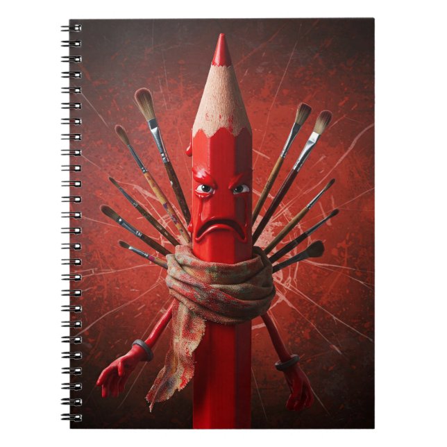 Caderno Espiral O Crimson Scribbler (Frente)