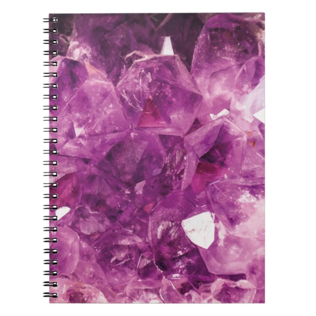 Caderno Espiral O Cristal Violeta (Frente)