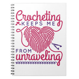Caderno Espiral O Crocheting Me Impede De Desmarcar