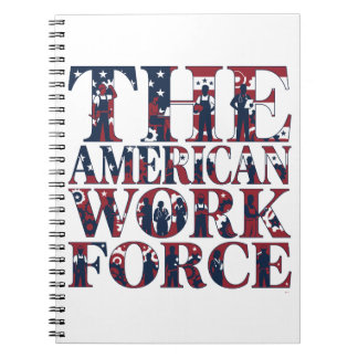 Caderno Espiral O Dia do Trabalhador Americano