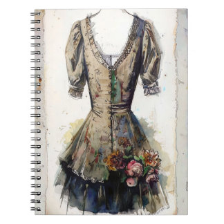 Caderno Espiral O Diário de Criatividade do LBD, Pequeno Vestido N