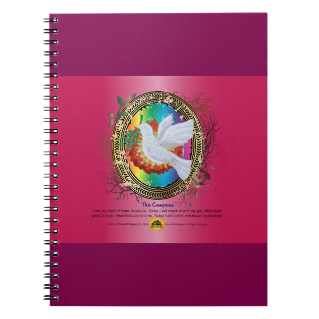 Caderno Espiral O Diário de Orientação Interna da Bússola (Frente)