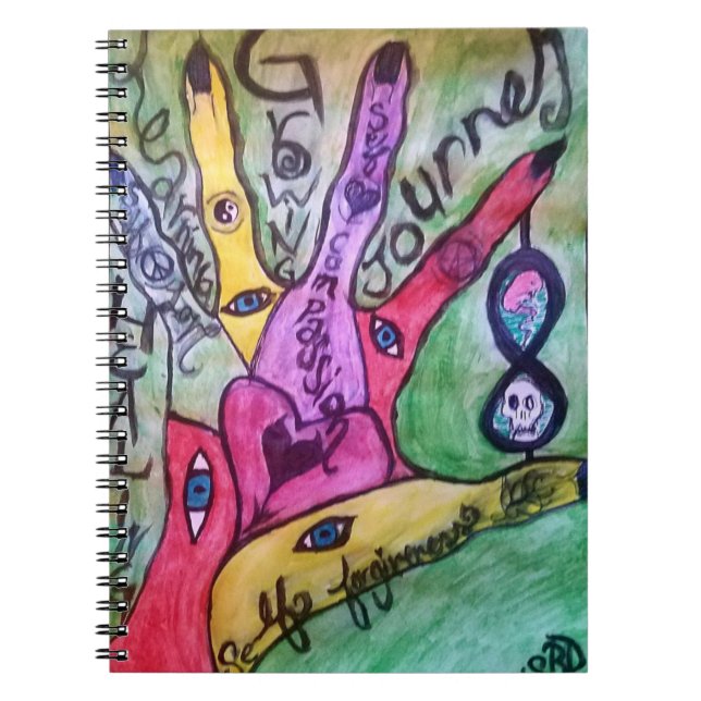 Caderno Espiral O Diário de trabalho interno (Frente)