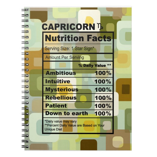 Caderno Espiral 🐐 O Diário do Arquiteto: Edição Capricórnio  (Frente)