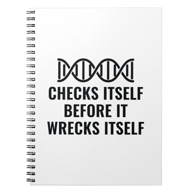 Caderno Espiral O DNA se verifica (Frente)