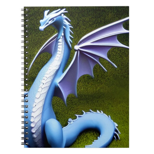 Caderno Espiral O Dragão Azul (Frente)