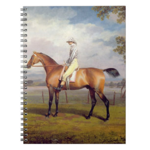 Caderno Espiral O duque do disfarce de Hamilton com jóquei acima