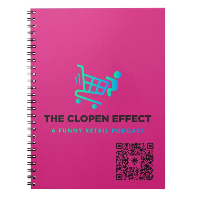 Caderno Espiral O Efeito Clopen (Frente)
