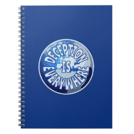 Caderno Espiral O engano está em todo lugar