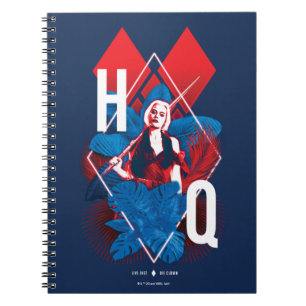 Caderno Espiral O Esquadrão Suicida   Harley Quinn Fern e Diamant