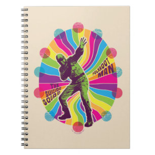 Caderno Espiral O Esquadrão Suicida   Polka-Dot Man Psychedelic