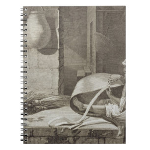 Caderno Espiral O fabricante de cesta, das artes do volume II e