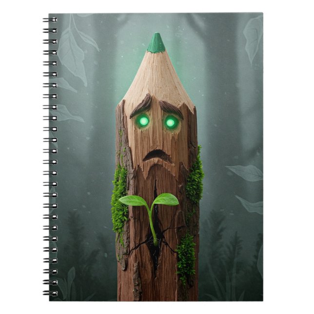 Caderno Espiral O Fantasma da Floresta (Frente)