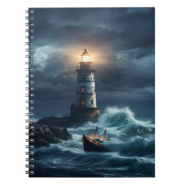 Caderno Espiral O farol da esperança