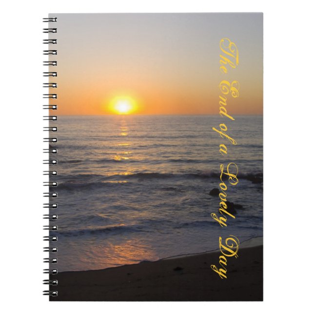 Caderno Espiral O fim de um notebook adorável (Frente)