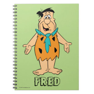 Caderno Espiral O Flintstone dos Flintstones   Fred