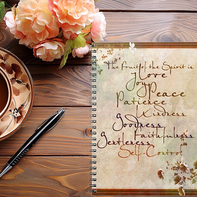 Caderno Espiral O Fruto do Espírito (Criador carregado)