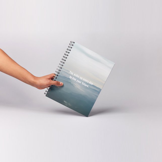 Caderno Espiral O Futuro É Agora - Motivacional (Criador carregado)