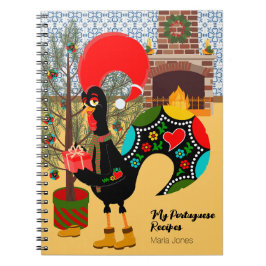 Caderno Espiral O galo português e a alegria de dar