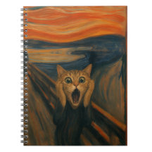 O Gato Gritando Paródia Arte Clássica Divertida