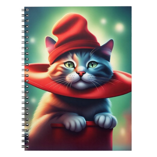Caderno Espiral o gato mago (Frente)