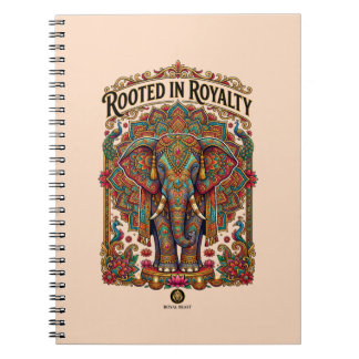 Caderno Espiral O Gigante Gentil: Design Artístico de Elefante
