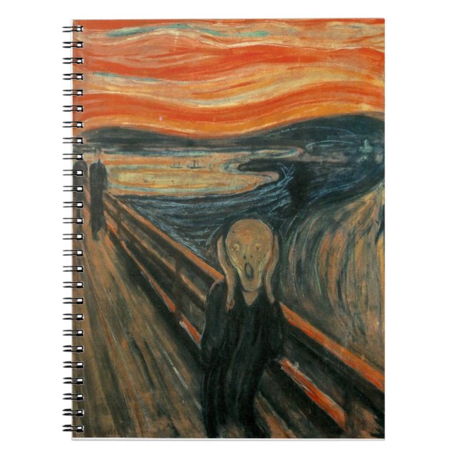 Caderno Espiral O Gritar de Edvard Munch (Frente)