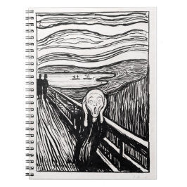 Caderno Espiral o gritar de Edvard Munch