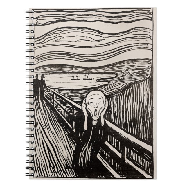 Caderno Espiral O Grito Edvard Munch (Frente)