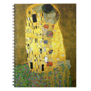 Caderno Espiral O ~ Gustavo Klimt do beijo