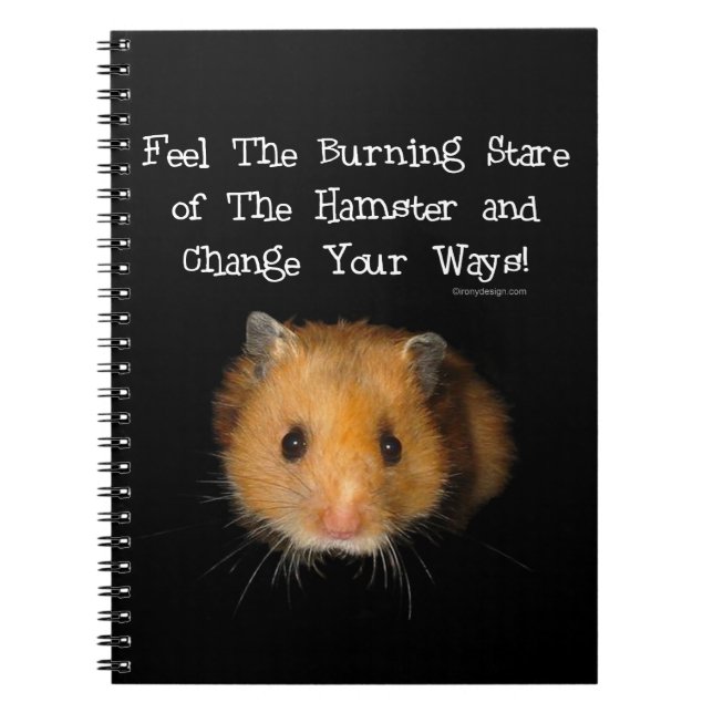 Caderno Espiral O hamster (Frente)