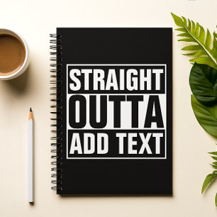 Caderno Espiral O HETERO OUTTA - adicione seu texto aqui/criar-lo
