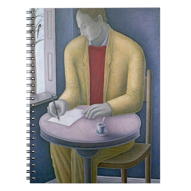 Caderno Espiral O homem escrevendo 2004 (Frente)