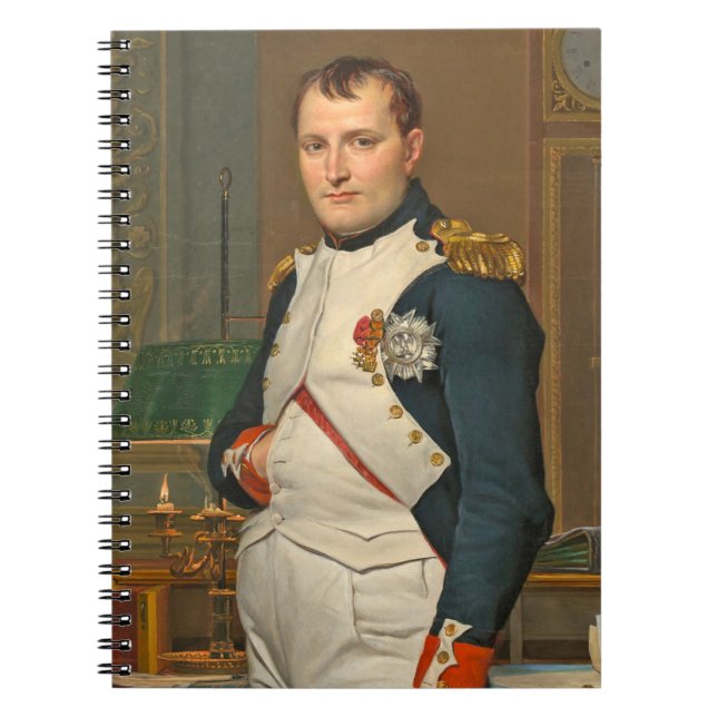 Caderno Espiral O imperador Napoleon em seu estudo no Tuileries (Frente)