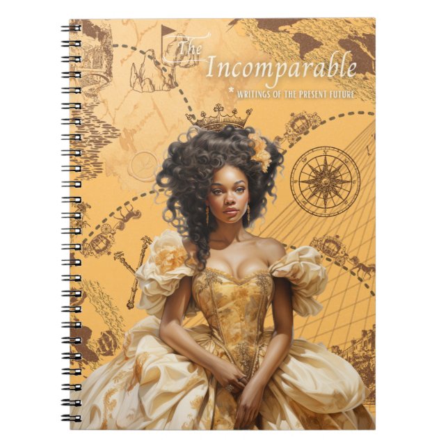 Caderno Espiral O Incomparável *Escritos do futuro presente (Frente)