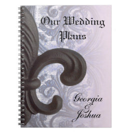 Caderno Espiral o índigo/aumentou do "CADERNO do PLANEAMENTO da