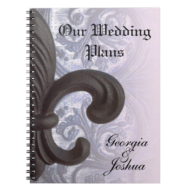 Caderno Espiral o índigo/aumentou do "CADERNO do PLANEAMENTO da (Frente)