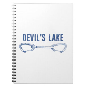 Caderno Espiral O lago do diabo subindo rápido