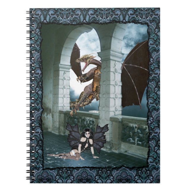 Caderno Espiral O Lair do Dragão (Frente)