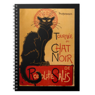 Caderno Espiral O Le Conversa Noir de Steinlen