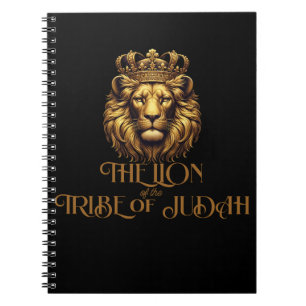 Caderno Espiral "O Leão da Tribo de Judá" Cristão