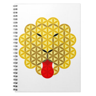 Caderno Espiral O Leão Da Vida - Homem Alfa, 50, Animais Sagrados.