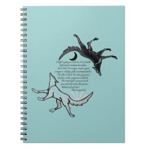 Caderno Espiral O Lobo que Alimenta