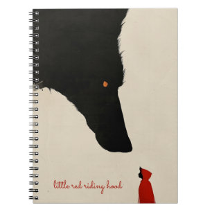 Caderno Espiral O Lobo sem Coração e o Pequeno Cabelo Vermelho