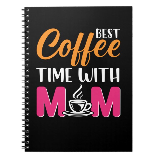 Caderno Espiral O Melhor Café De Arte Da Mãe (Frente)