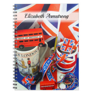 Caderno Espiral O melhor de Souvenirs Britânicos