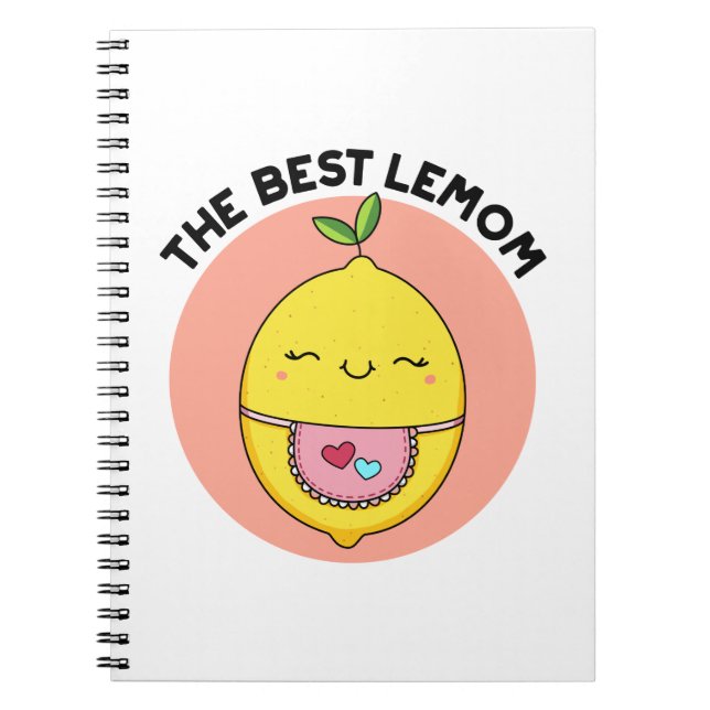 Caderno Espiral O melhor Lemom Funny Lemon Pun (Frente)