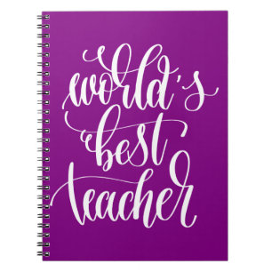 Caderno Espiral O melhor professor do mundo