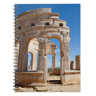 Caderno Espiral O Mercado, Leptis Magna, Distrito de Al Khums
